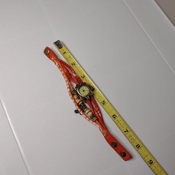 Cute Multi Strand Watch Bracelet With Butterfly Charm - Picture 11 of 12